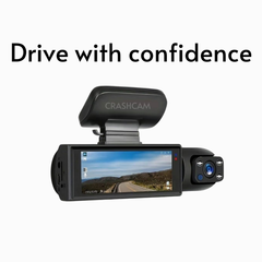 CrashCam Mini - 1080p Front & Rear Dashcam