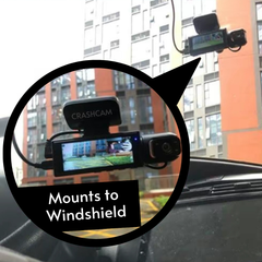 CrashCam Mini - 1080p Front & Rear Dashcam